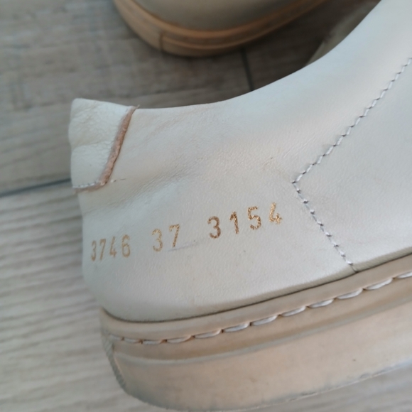 Common Projects Achilles Women's Snekers in off white, Size 37 Made in Italy - Picture 3 of 6